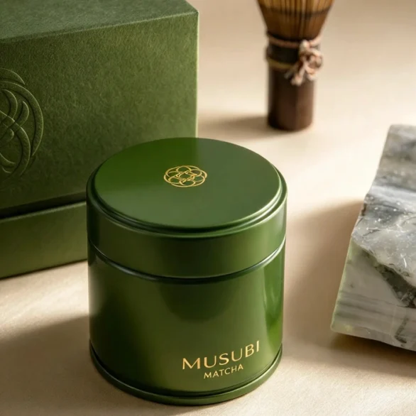 La boîte de Matcha Premium et sa recharge : 60 g de matcha bio de Wazuka, Kyoto, de quoi préparer 30 à 40 bols pour vous approprier le rituel. Livraison gratuite.