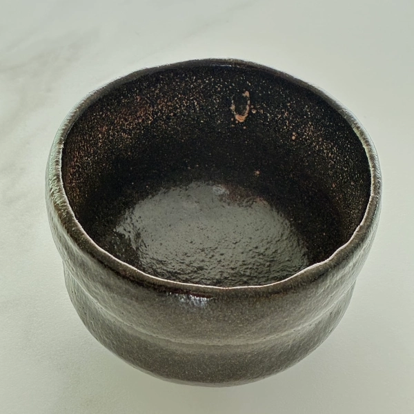Antique Kuro-Raku Chawan from Kyoto - One piece only. - Image 2