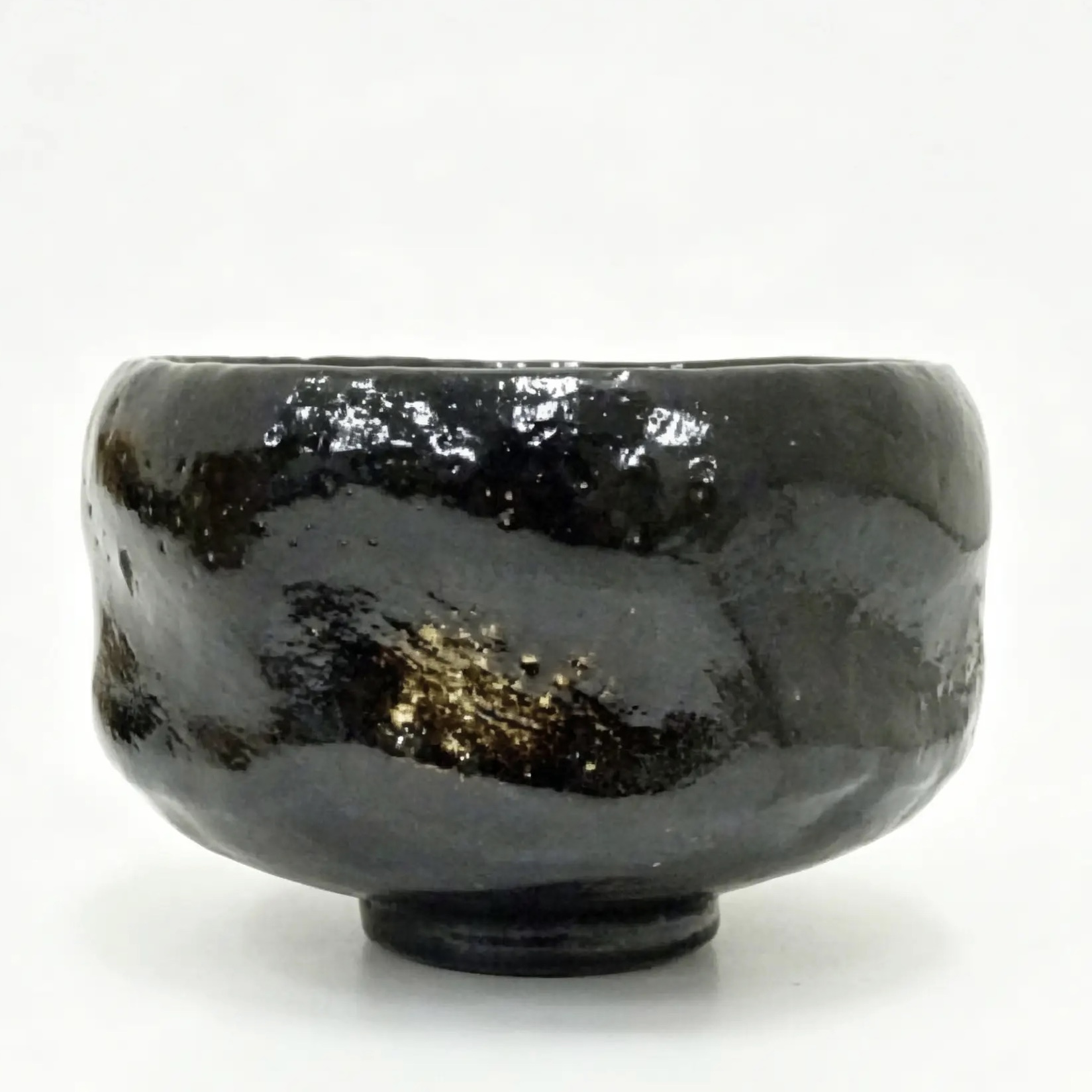 Kuro Raku Chawan by Juho - One piece only. - Image 2