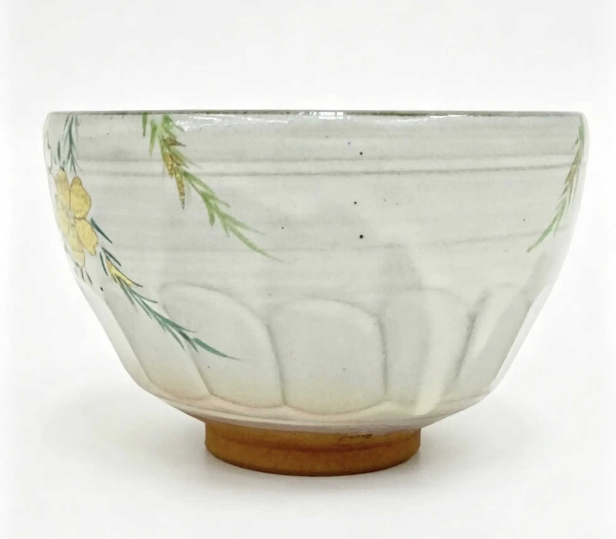 Kenzan-Style Chawan with Willow and Cherry - One piece only. - Image 4