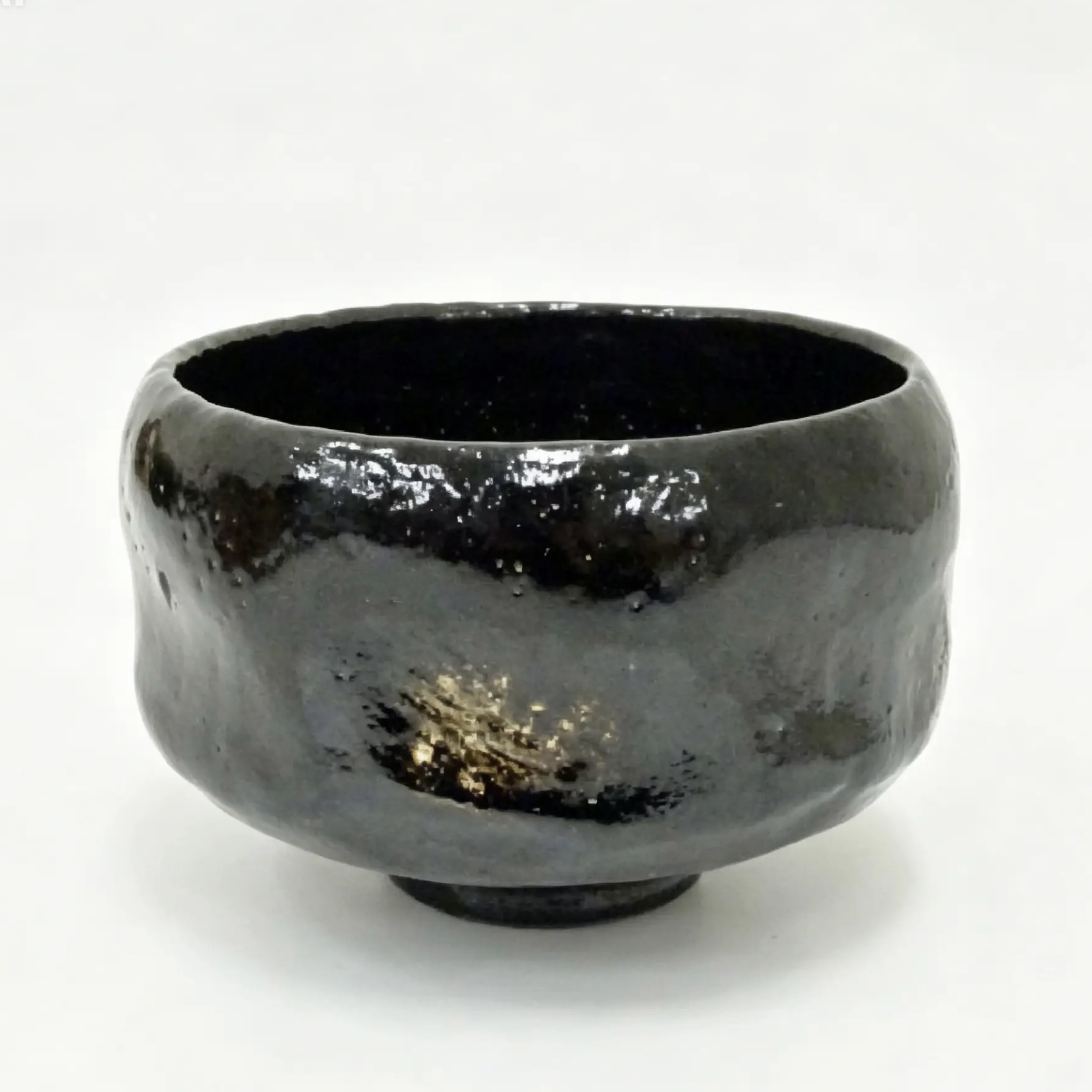 Kuro Raku Chawan by Juho - One piece only. - Image 4