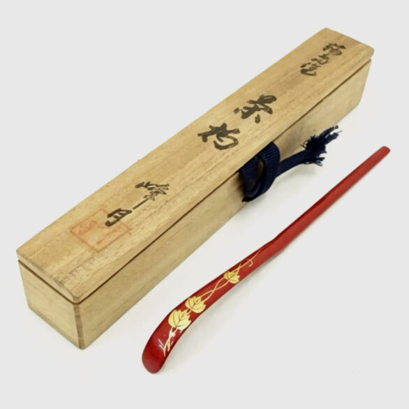 Wajima Lacquer Chashaku by Hōgetsu