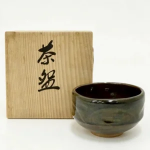 Amber-Glazed Chawan, signed Jikyū - One piece only.