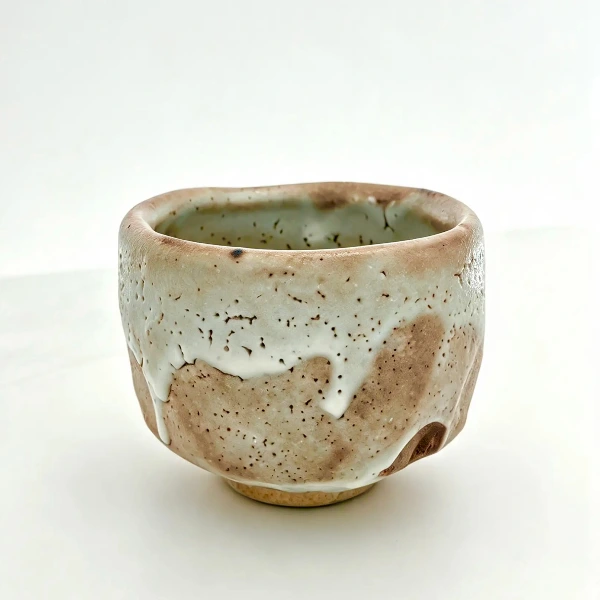 Shino Chawan by Ichirō Hori - One piece only. - Image 3