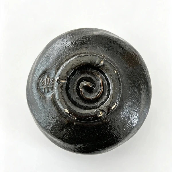 Black Raku Chawan from Kyoto - One piece only. - Image 4